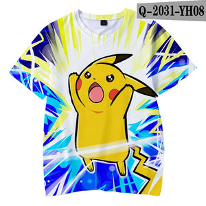 Pokemon Print T-shirts