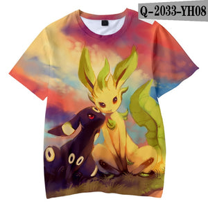 Pokemon Print T-shirts