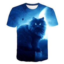 Load image into Gallery viewer, Cat Printed t-shirt