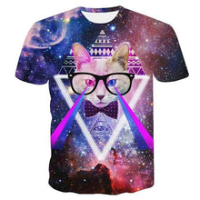 Load image into Gallery viewer, Cat Printed t-shirt