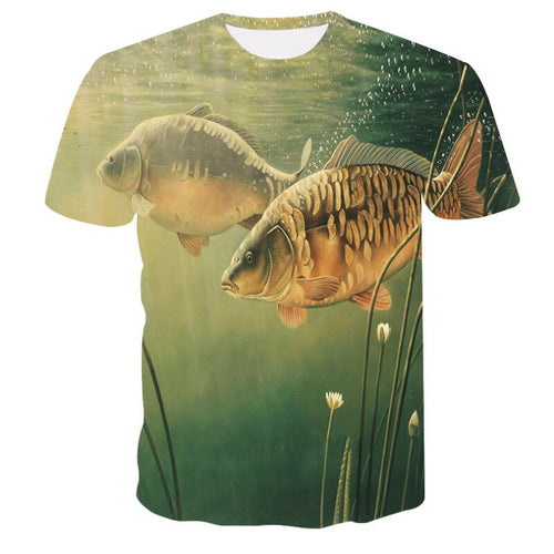 3D Fish T-Shirt